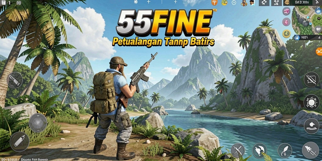 Gameplay menarik dunia terbuka di dalam 55FIVE yang menakjubkan.
