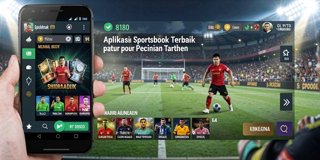 Tampilan menarik dari aplikasi Sportsbook 8180 saat menampilkan taruhan olahraga.
