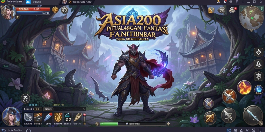 Tangkapan layar gameplay ASIA200 yang menarik dan penuh aksi.