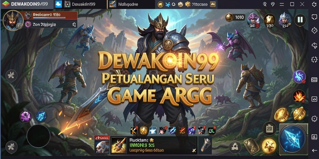 Tampilan gameplay seru dalam DEWAKOIN99 yang penuh aksi.