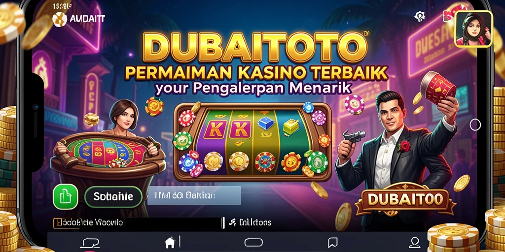 Tampilan gameplay DUBAITOTO yang menegangkan dan mengasyikkan.