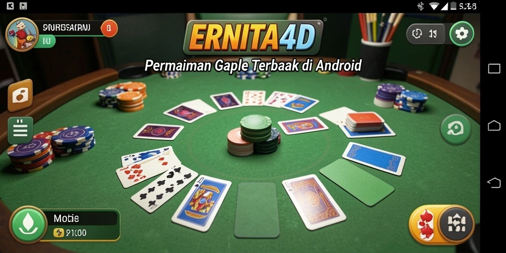 Tampilan gameplay seru ERNITA4D dengan pemain yang aktif.
