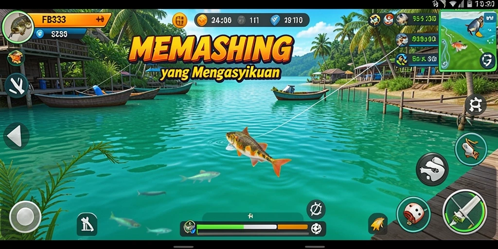 Tangkapan ikan yang spektakuler dalam gameplay FB333.