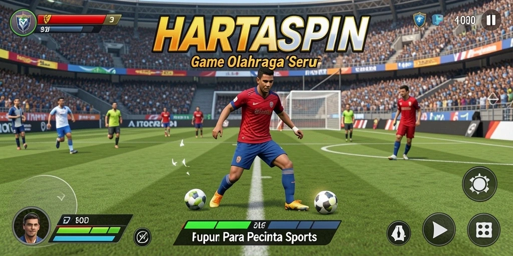 Tampilan gameplay <strong>HARTASPIN</strong> yang mencolok dan penuh aksi.
