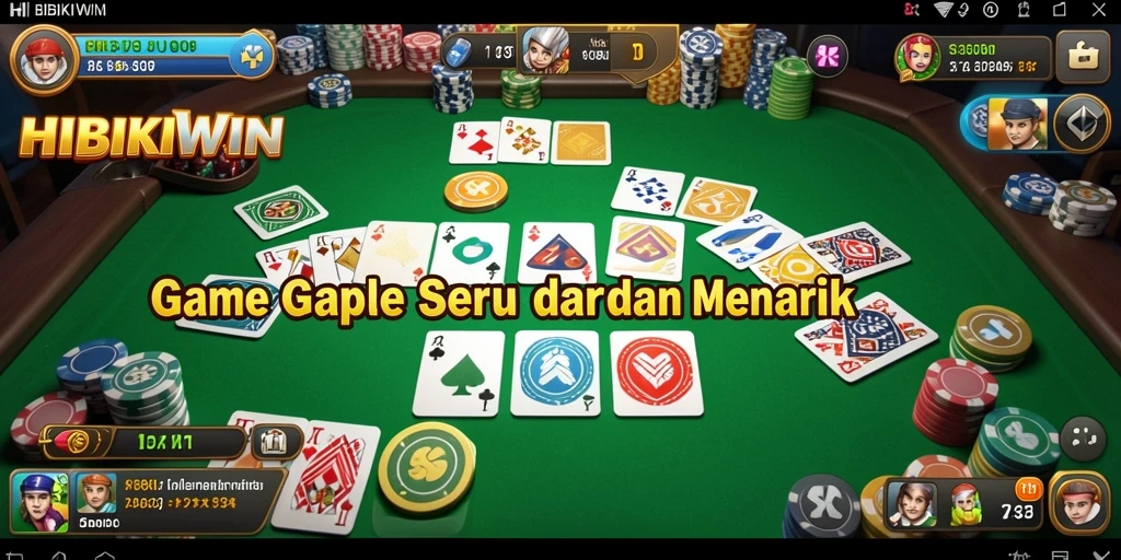 Tampilan gameplay HIBIKIWIN yang seru dan interaktif.
