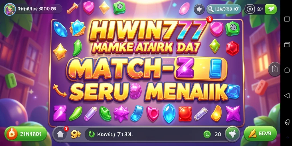 Tampilan menarik dari gameplay HIWIN777 yang penuh warna.