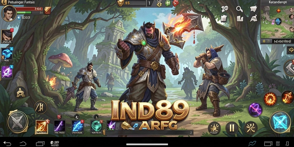 Tangkapan layar dari gameplay IND89 menunjukkan aksi mendebarkan dalam petualangan ARPG.