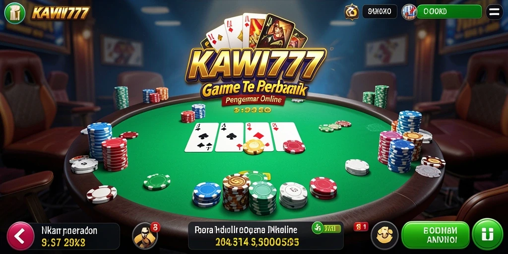 Screenshot gameplay KAWI777 yang menampilkan keseruan bermain Poker.