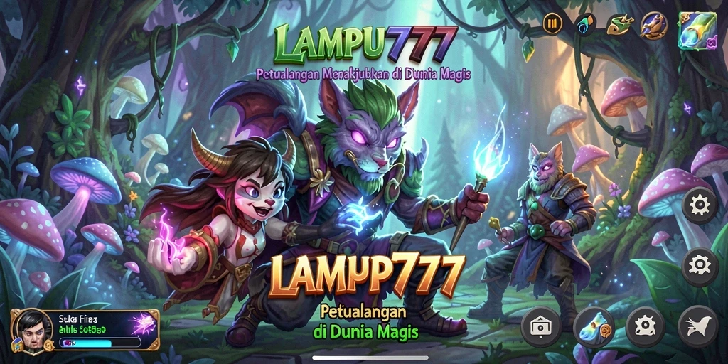 Gameplay mendebarkan di dunia petualangan penuh warna.