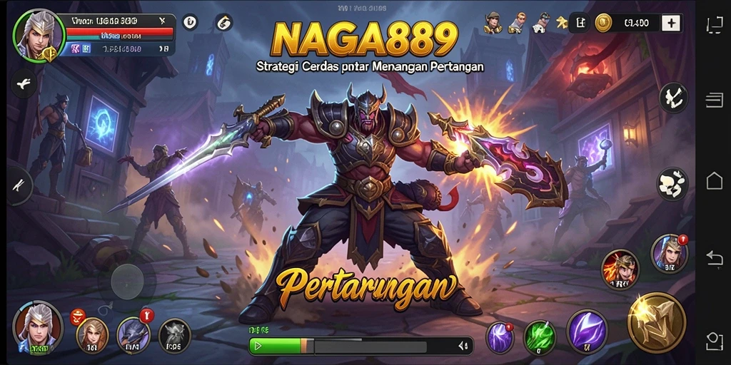 Gameplay seru dan strategis dalam NAGA889, penuh tantangan dan aksi.