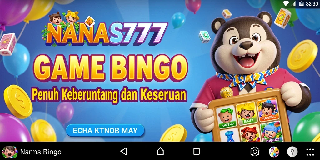 Tampilan gameplay Bingo yang seru dan mendebarkan di NANAS777.