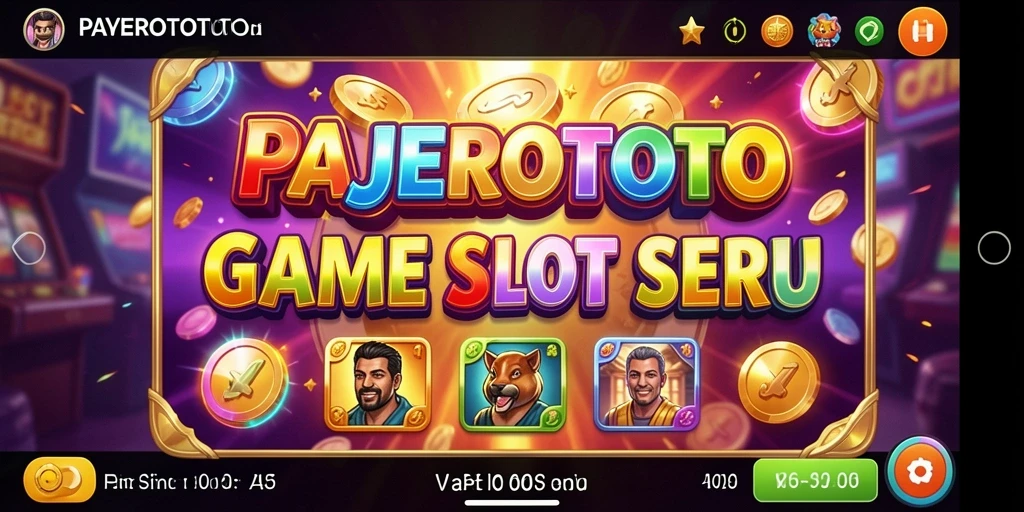 Screenshot utama PAJEROTOTO menunjukkan gameplay Slot yang seru dan menegangkan.