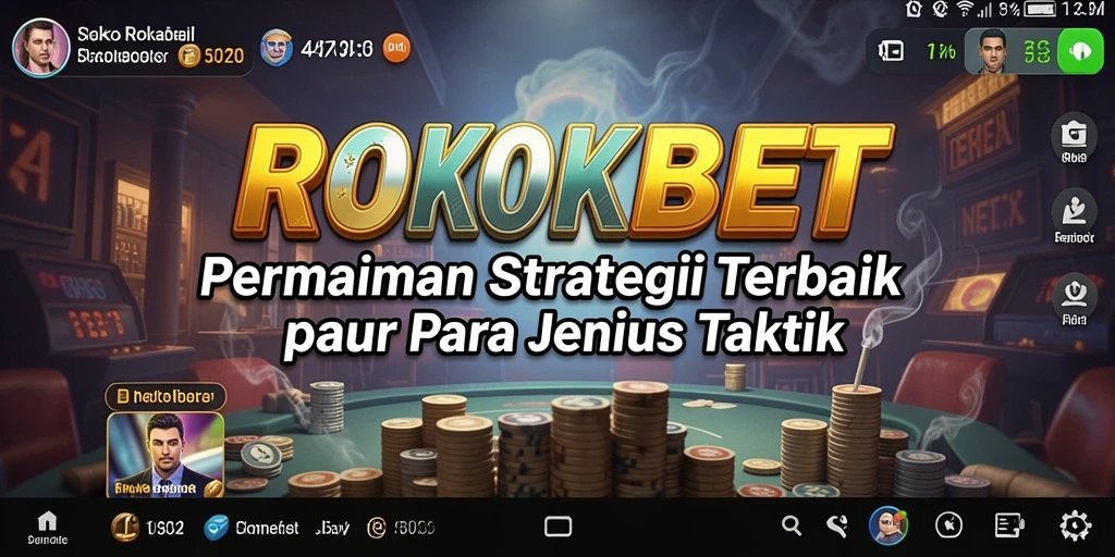 Tampilan gameplay ROKOKBET yang memukau dan strategis.