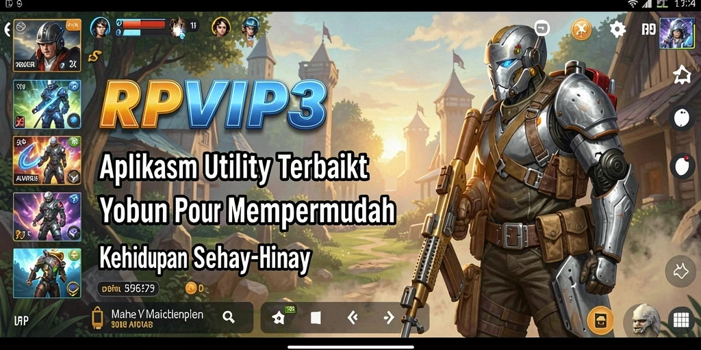 Tampilan utama RPVIP3 dengan fitur utilitas yang canggih dan mudah digunakan.