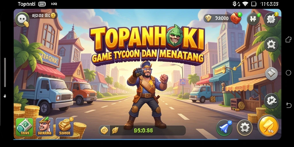 Tampilan menarik dari gameplay TOPANHOKI yang mendebarkan.