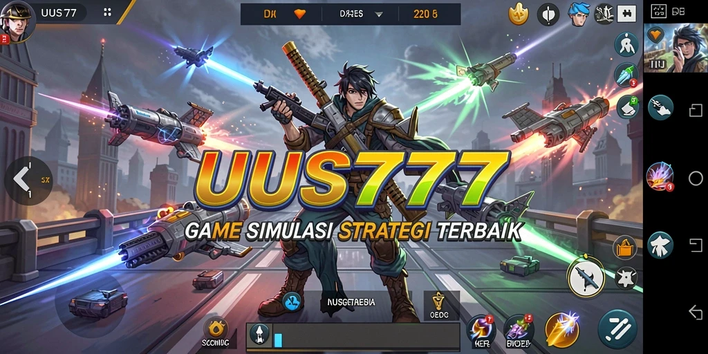 Screenshot gameplay UUS777 yang menampilkan aksi perang dan strategi.